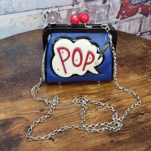 Brighton "POP" Leather Mini Crossbody/Clutch Bag